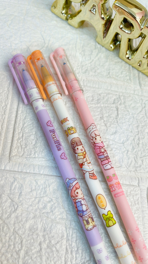 CANETA APAGÁVEL MENININHA 2