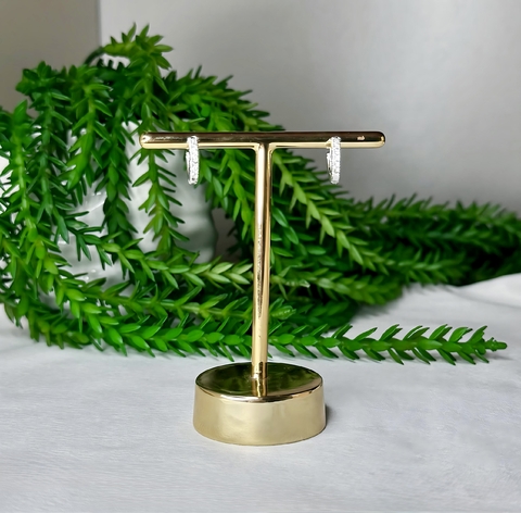 BRINCO ARGOLINHA 1 FILEIRA ZIRCO - M