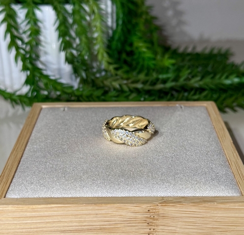 ANEL ENTRELAÇADO LUXO - comprar online