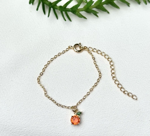 PULSEIRA INFANTIL LARANJINHA