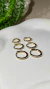 TRIO DE ARGOLA COM 1 FILEIRA ZIRCO - comprar online