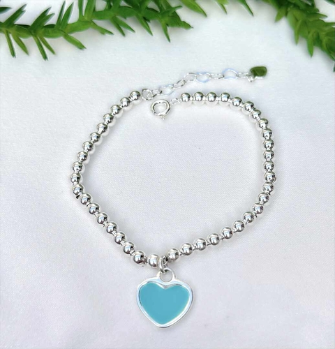 PULSEIRA BOLINHAS CORAÇÃO