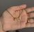 PULSEIRA PORTUGUESA PINGENTE 2 FILHO COM PEDRA