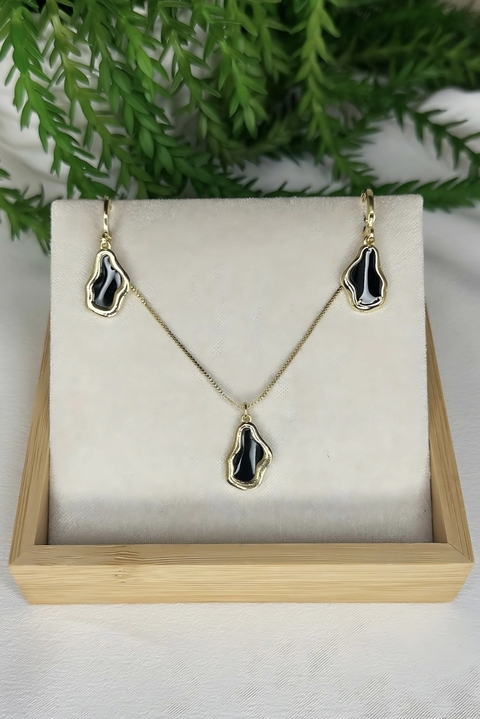 CONJUNTO ORGÂNICO PRETO