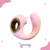 Vibrador curvo con lengua - comprar en línea