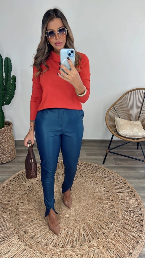 Calça courino - comprar online