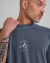 Camiseta Monte Leste Oversized Moving (Azul Estonado) - Kreton Streetwear