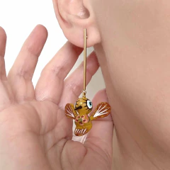 Aretes Colibri Ocre - comprar en línea