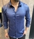 Camisa Social Slim Fit Acetinada Zip Off