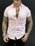 Camisa Social Tricoline Linho Manga Curta