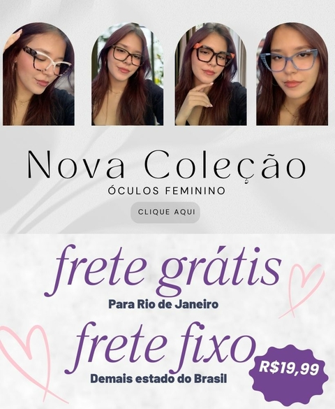 Imagem do banner rotativo Óticas Marcelle | Sua Ótica Física e On-line