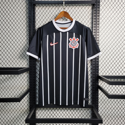 Camisa Corinthians II 23/24 Torcedor Nike Feminina - Preta, Branca - (cópia)