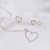 Conjunto Heart Prata 950 - comprar online