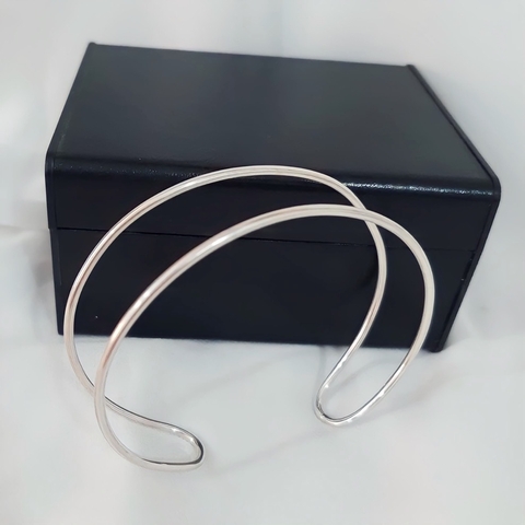Bracelete Curvas Prata 950