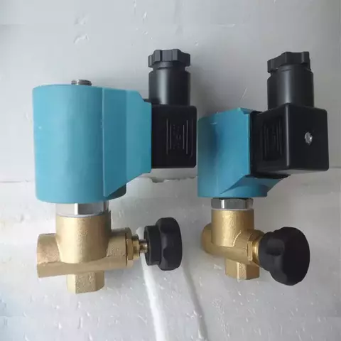 Válvula solenoide para vapor.
