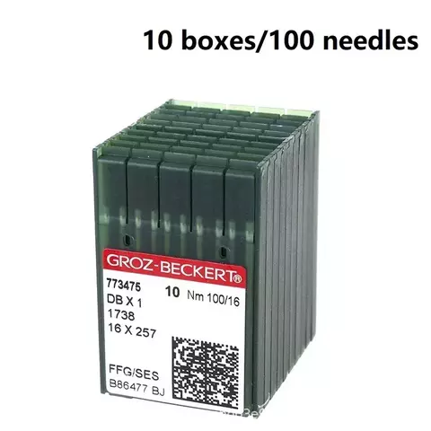 100 Piezas Groz Beckert Dbx1 16x231 16x257 1738 Agujas Para Máquina De Coser