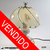 Antigo abajur de porcelana e vidro - comprar online