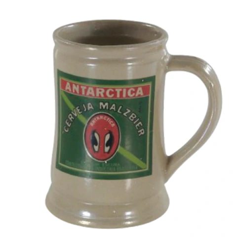 Antigo caneco chope ANTARCTICA (3985)