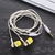 1 peça fone de ouvido com fio estéreo intra-auricular 3,5 mm com fio de nylon [FRETE GRÁTIS] na internet
