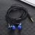 1 peça fone de ouvido com fio estéreo intra-auricular 3,5 mm com fio de nylon [FRETE GRÁTIS] - loja online