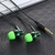 1 peça fone de ouvido com fio estéreo intra-auricular 3,5 mm com fio de nylon [FRETE GRÁTIS] - MD Importados