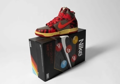 Dunk High 85 Red Acid Wash
