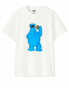 KAWS x Uniqlo x Sesame Street Cookie Monster Tee