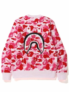BAPE ABC Shark Crewneck Pink - comprar en línea