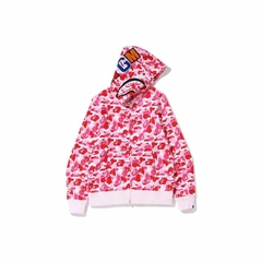 Hoodie BAPE Camo Shark Pink en internet