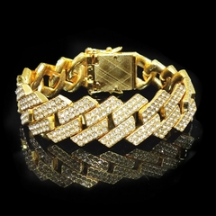 Imagem do Pulseira Cubana Strass