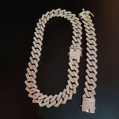 Corrente Cubana Strass - loja online
