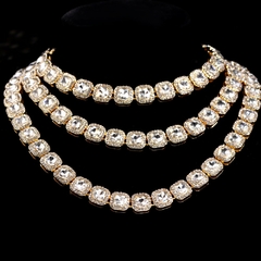 Colar Coração Strass - loja online