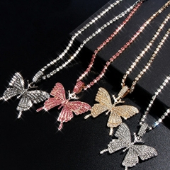 Colar Borboleta Strass na internet