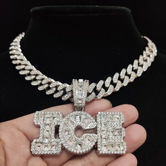 Pingente ICE + Corrente Cubana - Ice Hype Store