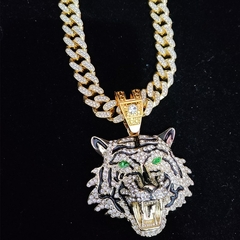 Pingente Tiger + Corrente Cubana - loja online