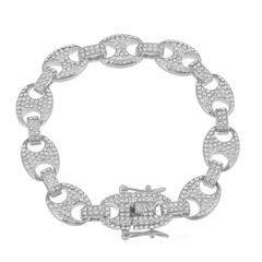 Imagem do Pulseira Cubana Strass