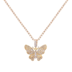 Colar Borboleta Strass - Ice Hype Store