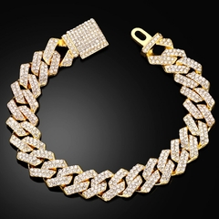Pulseira Cubana Strass - Ice Hype Store
