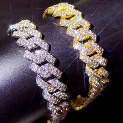 Pulseira Cubana Strass - comprar online