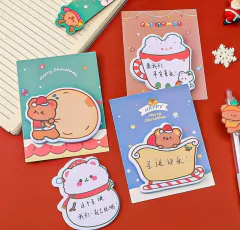 Bloco de Anotações Bichinhos Natal Sticky Notes Memo Pad - 30 folhas - comprar online