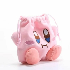 Bolsinha Kirby Porta Treco Estilo Saco em Pelúcia - Dream Big - Papelaria Criativa