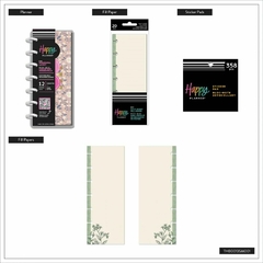 Box Kit Não Datado - Botanical Blooms Skinny Mini Undated Planner Bundle - 12 Meses - The Happy Planner - Dream Big - Papelaria Criativa