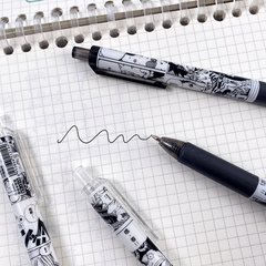Caneta Click One Piece Manga Gel Tinta Preta 0.5mm - Dream Big - Papelaria Criativa