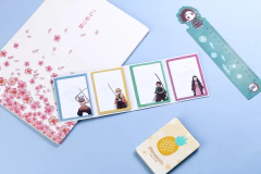 Kit com 4 Blocos de Anotações Anime Demon Slayer Sticky Notes Memo Pad - 80 Folhas na internet