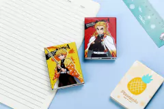 Imagem do Kit com 4 Blocos de Anotações Anime Demon Slayer Sticky Notes Memo Pad - 80 Folhas