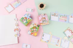 Kit com 11 Blocos de Anotações Menininhas Sticky Notes Memo Pad - 220 Folhas - Dream Big - Papelaria Criativa