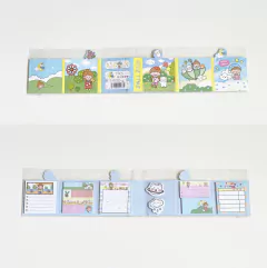 Kit com 11 Blocos de Anotações Menininhas Sticky Notes Memo Pad - 220 Folhas - loja online