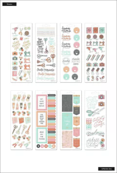 Mini Adesivos - Petite Sticker Sheets - Miss Maker - The Happy Planner - comprar online