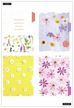 Diário - Classic Guided Journal - Pressed Florals - The Happy Planner - comprar online