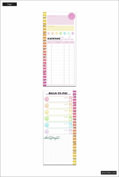 Refil de Folhas Financeiro - Savvy Saver Classic Half Sheet Filler Paper - Budget Tracker - The Happy Planner na internet